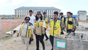 Wamendagri Tinjau Proyek Infrastruktur di Papua Selatan, Pastikan Sesuai Target