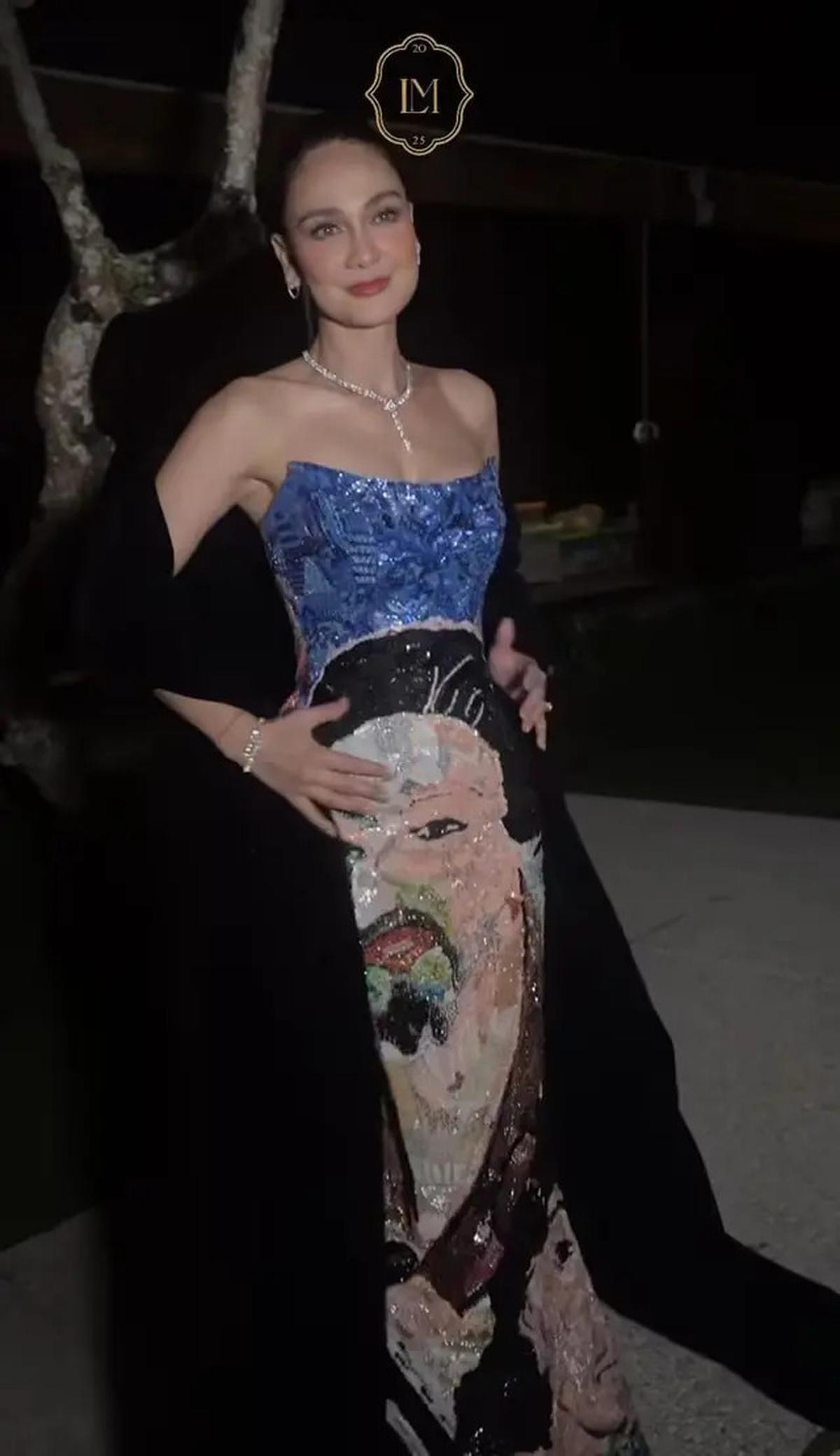 Cerita di Balik Dress Lukisan Luna Maya yang Bikin Haru, Bawa Kenangan Sang Ayah di Hari Bahagianya