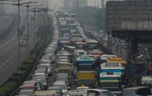 Demo blokir tol bikin Jakarta macet parah di Jumat pagi