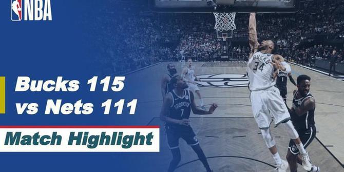 VIDEO: Milwaukee Bucks Melaju ke Final Wilayah Timur Usai Kalahkan Brooklyn Nets 4-3 di Semifinal NBA Playoffs