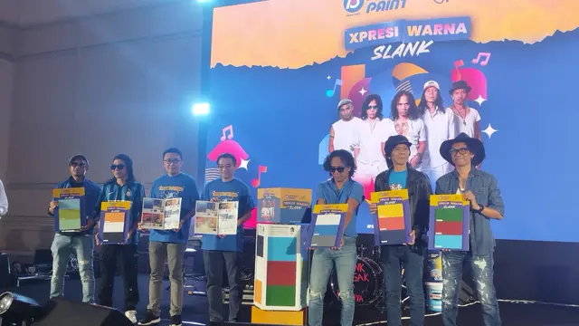 Slank Tuangkan Inspirasi Alam Indonesia Lewat Cat Tembok Pacific Paint