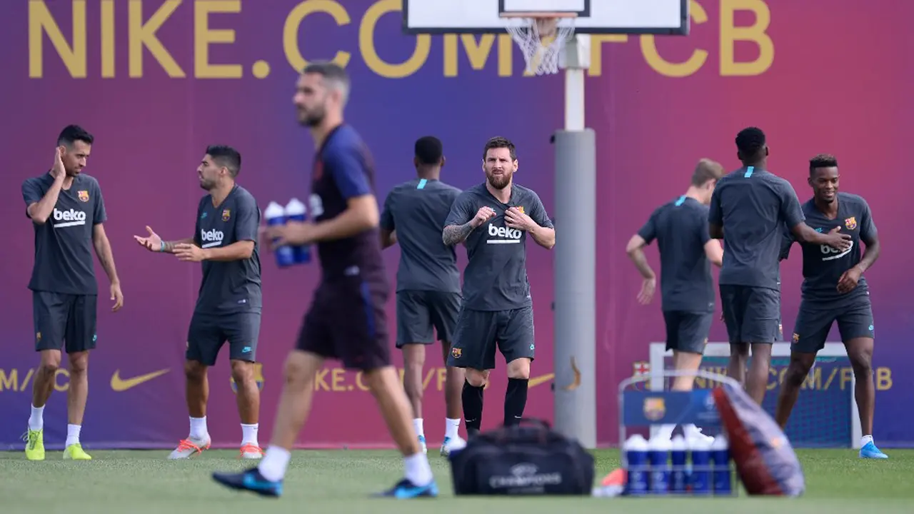 Intip Lionel Messi Cs Saat Berlatih Jelang Hadapi Dortmund