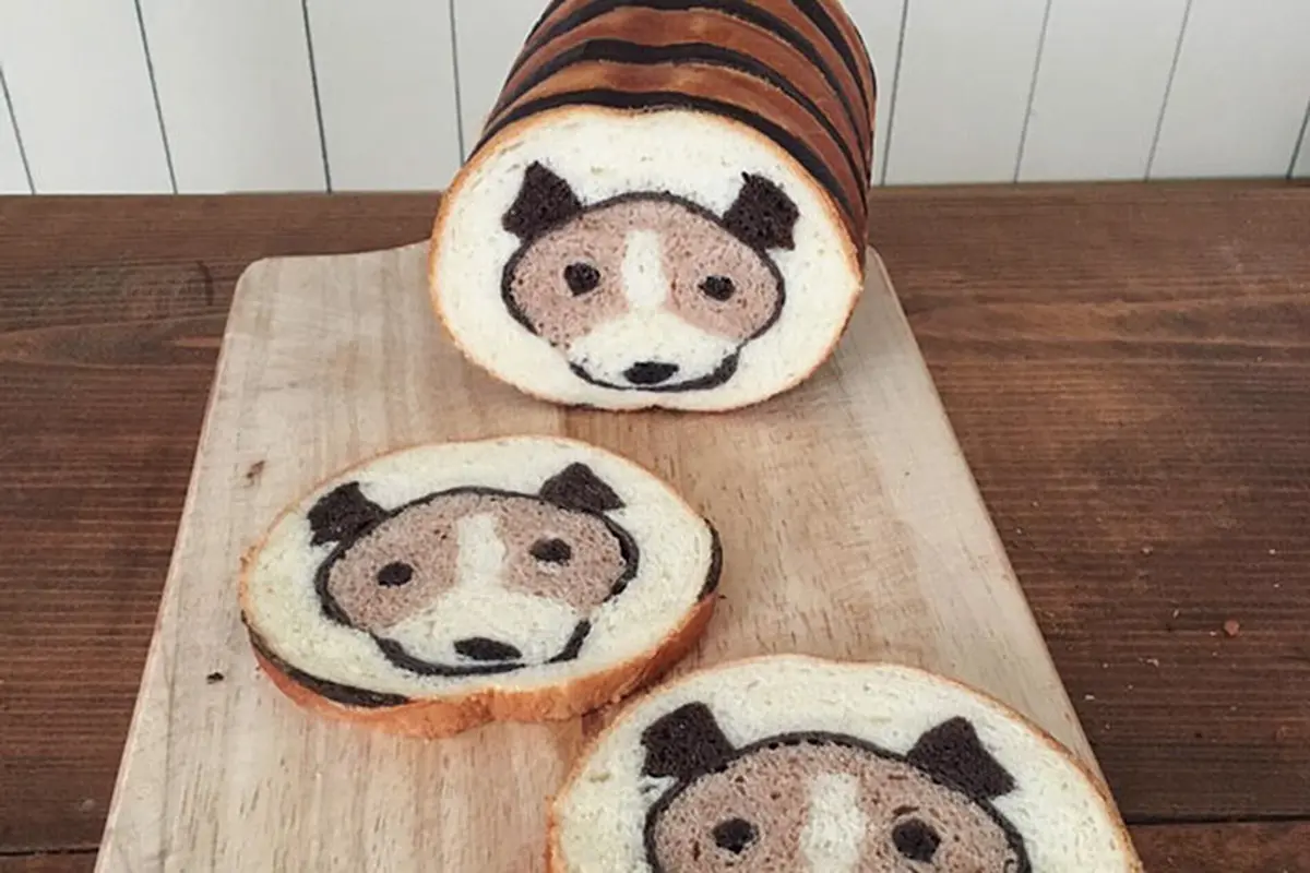 Terinspirasi dari Gambar Anak, Wanita Ini Buat Roti Bermotif Unik