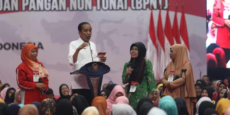 Presiden Jokowi Salurkan PKH dan BPNT di Bogor