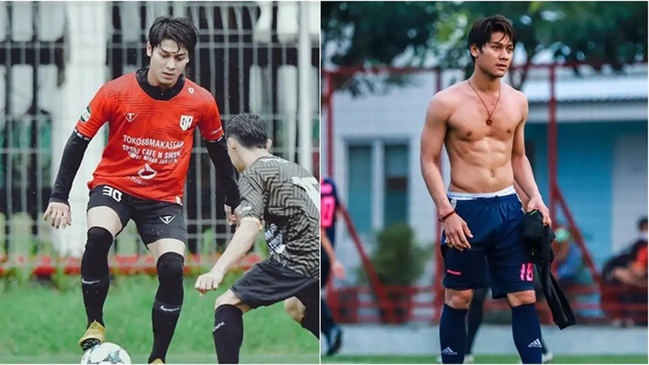 7 Pesona Rizky Billar Saat Main Bola yang Curi Perhatian