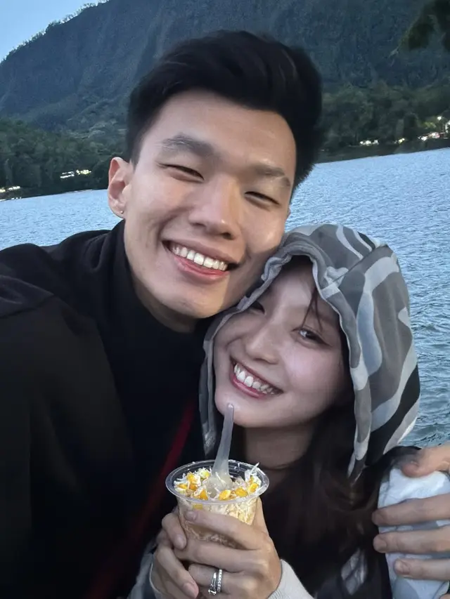 Potret Nita Vior dan Vincent Liburan di Magetan. (instagram/nitavior/vincent_vrk)