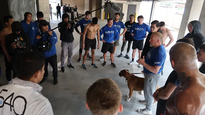 Suasana latihan MMA Fight Academy di San Diego, Amerika Serikat