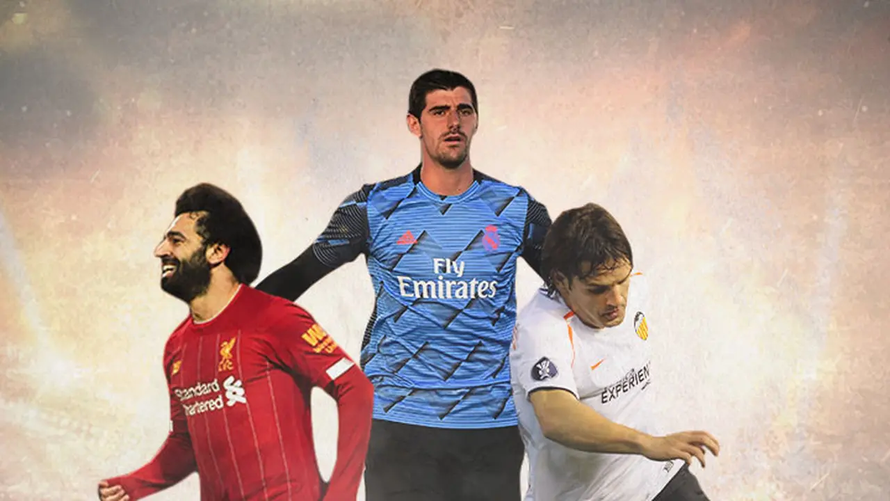 Ilustrasi Pemain - Mohamed Salah, Thibaut Courtois, Fernando Morientes