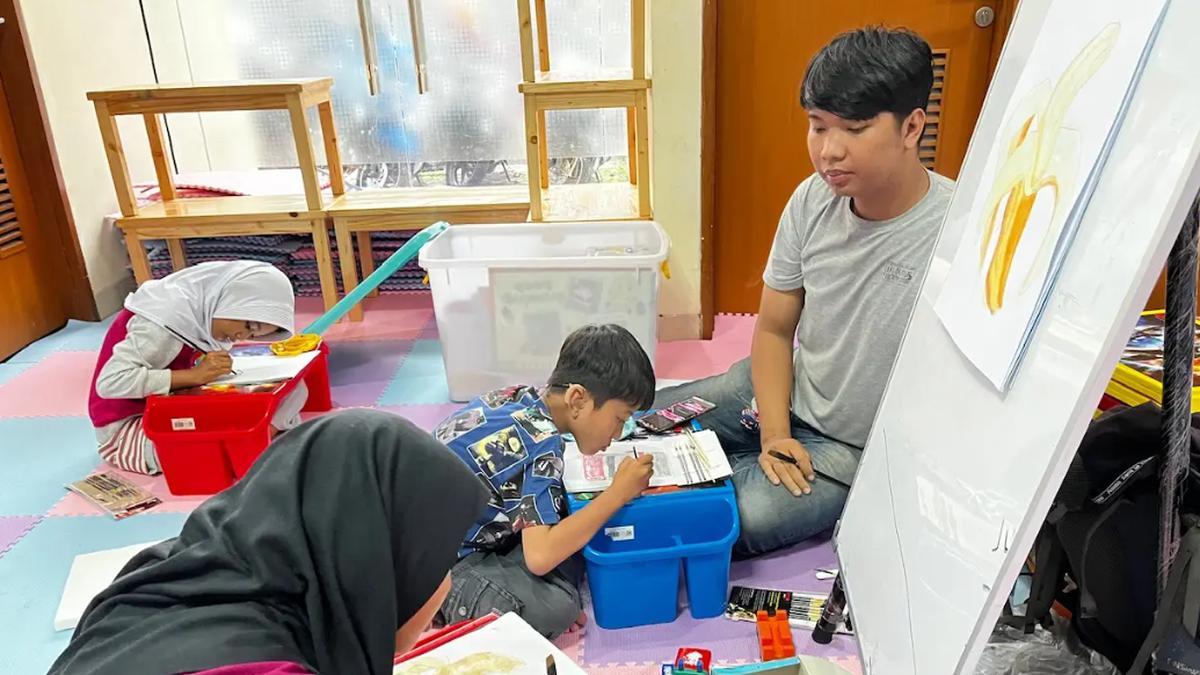 Rumah Kreatif Anak Istimewa, Penyandang Disabilitas di Depok Berkreasi Lewat Gambar