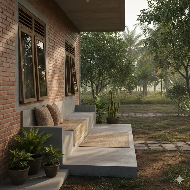Inspirasi Teras Rumah di Desa