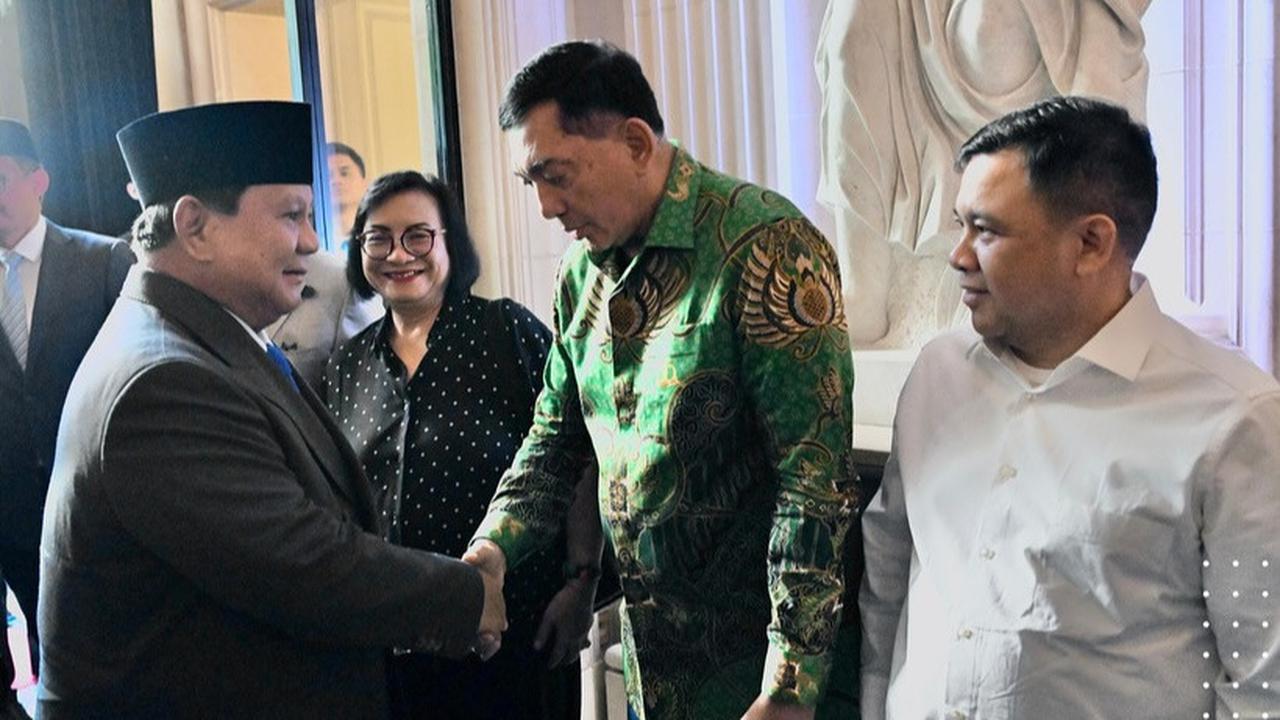 Muncul Pengusaha Haji Isam 'Crazy Rich Kalimantan' Temani Menhan Sambut Hangat Prabowo di Bastille Day Prancis