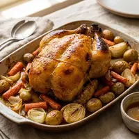 Resep Ayam Panggang Saus Madu Mustard (AI generated)