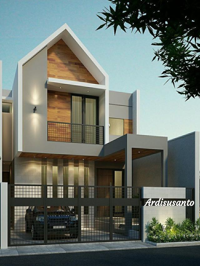 Rumah Minimalis Elegan Gaya Industrial