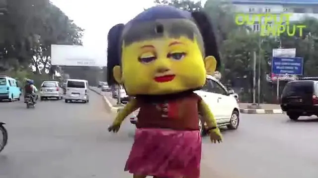 Viral Potret Badut Jalanan Baru, Lebih Seram dari Badut Mampang