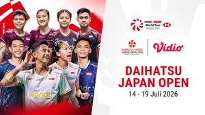 Daihatsu Japan Open 2026: Ajang Pembuktian Wakil Indonesia di BWF Streaming di Vidio