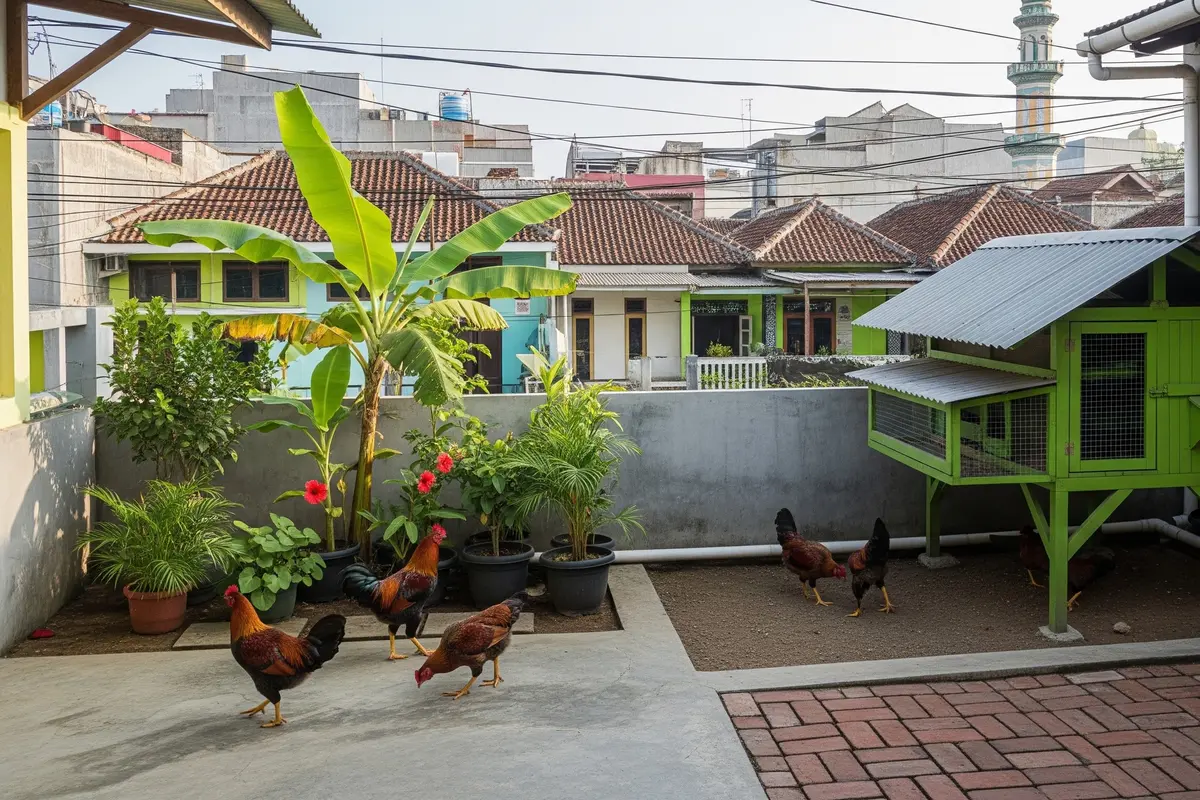 11 Tips Pelihara Ayam di Kota Minim Lahan, Aman  dan Tetap Rukun dengan Tetangga