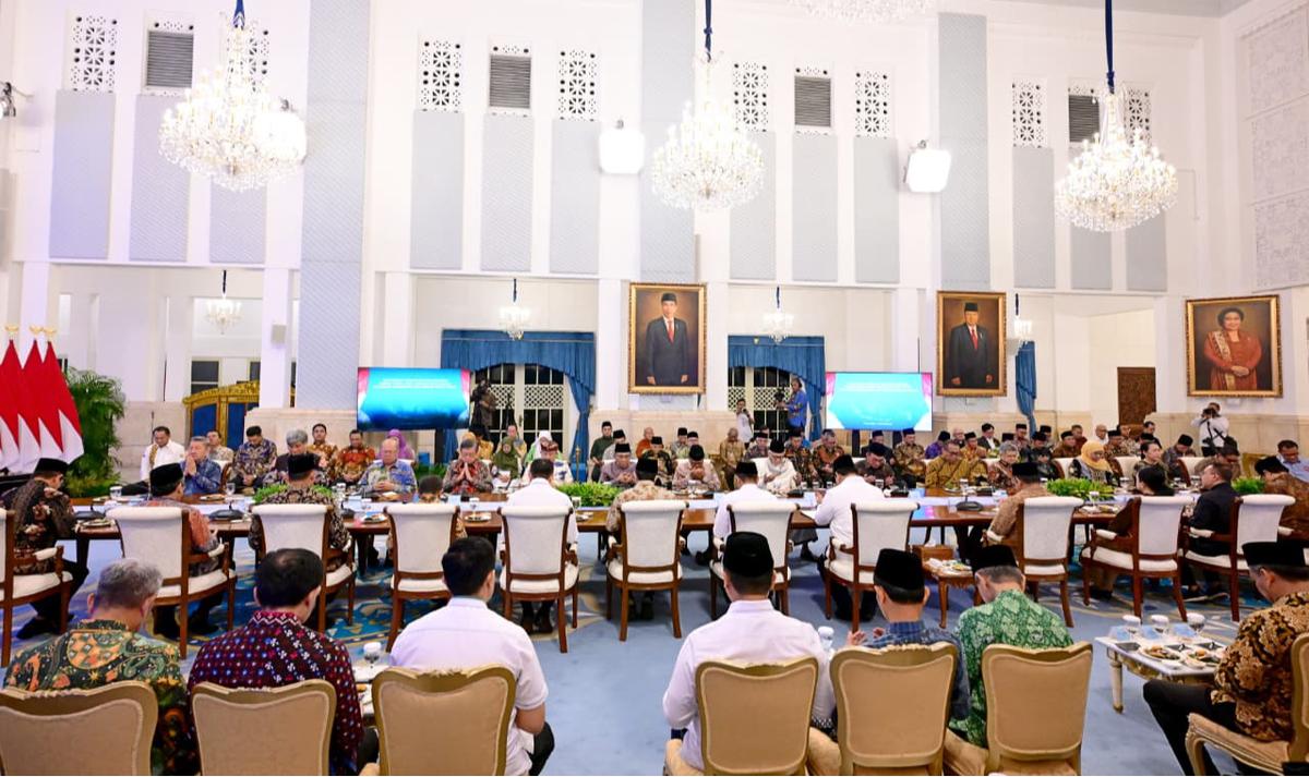 Prabowo bertemu tokoh lintas agama, kelompok agama, hingga pimpinan partai politik di Istana