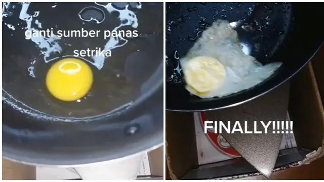 Viral Goreng Telur Pakai Pengering Rambut, Ujungnya Gagal dan Ubah Cara Masak