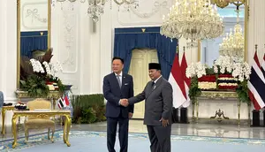 Prabowo Sambut Kunjungan Resmi PM Thailand di Istana