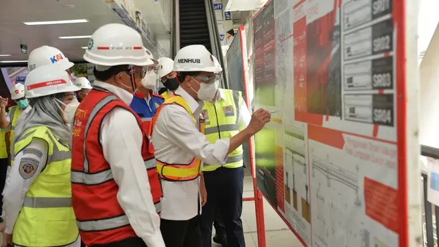 Menhub Budi Karya Uji Coba Sistem Persinyalan LRT Jabodebek