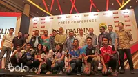 Foto bersama pemain usai mengikuti press conference Djarum Superliga Badminton 2017 di Kempinski Hotel, Jakarta, (01/02/2017). (bola.com/Nicklas Hanoatubun)