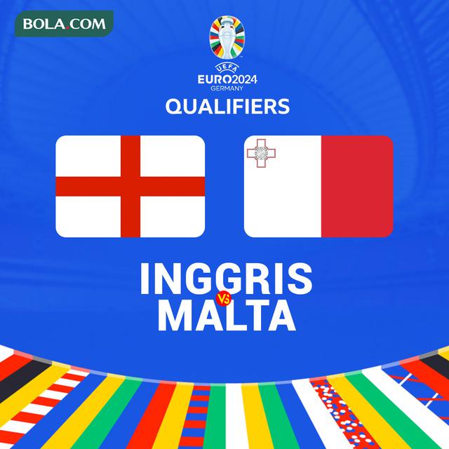 Kualifikasi Piala Eropa 2024 - Inggris Vs Malta