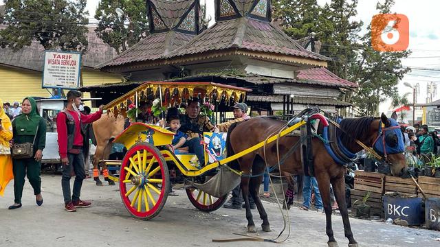 Naik Sado di Berastagi