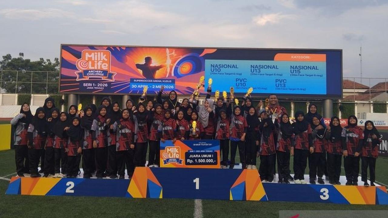 MI NU Banat Kudus Kembali Juara Umum Panahan Nasional 2026, Pertahankan Gelar Tiga Kali Beruntun