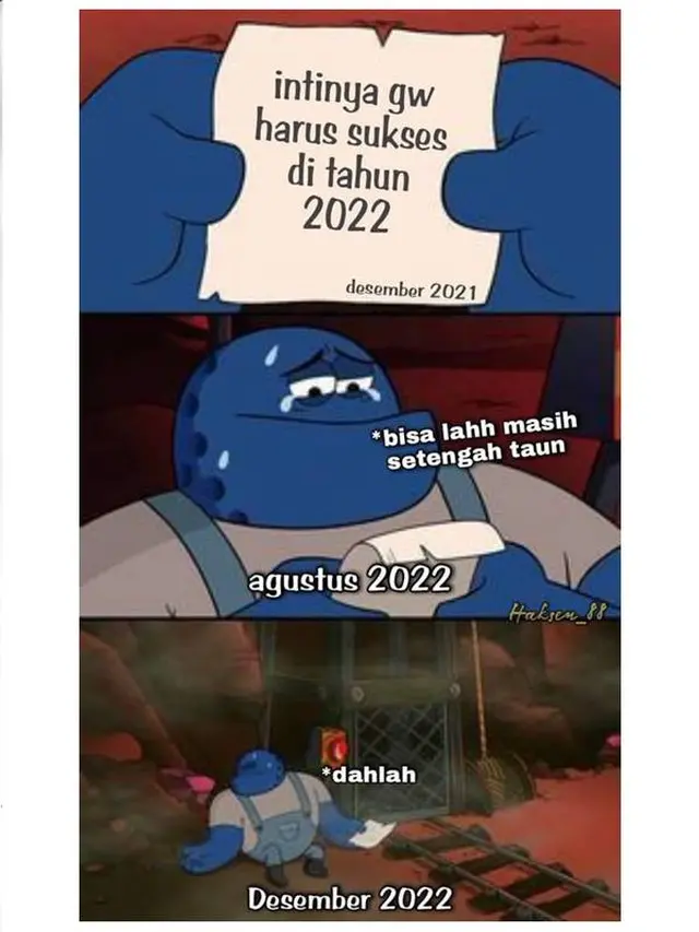 Enggak Ada Peningkatan, Ini 7 Meme Aktivitas Tahun Baru 2023