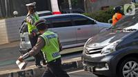 Titik ganjil genap Jakarta. (Liputan6.com/Herman Zakharia)