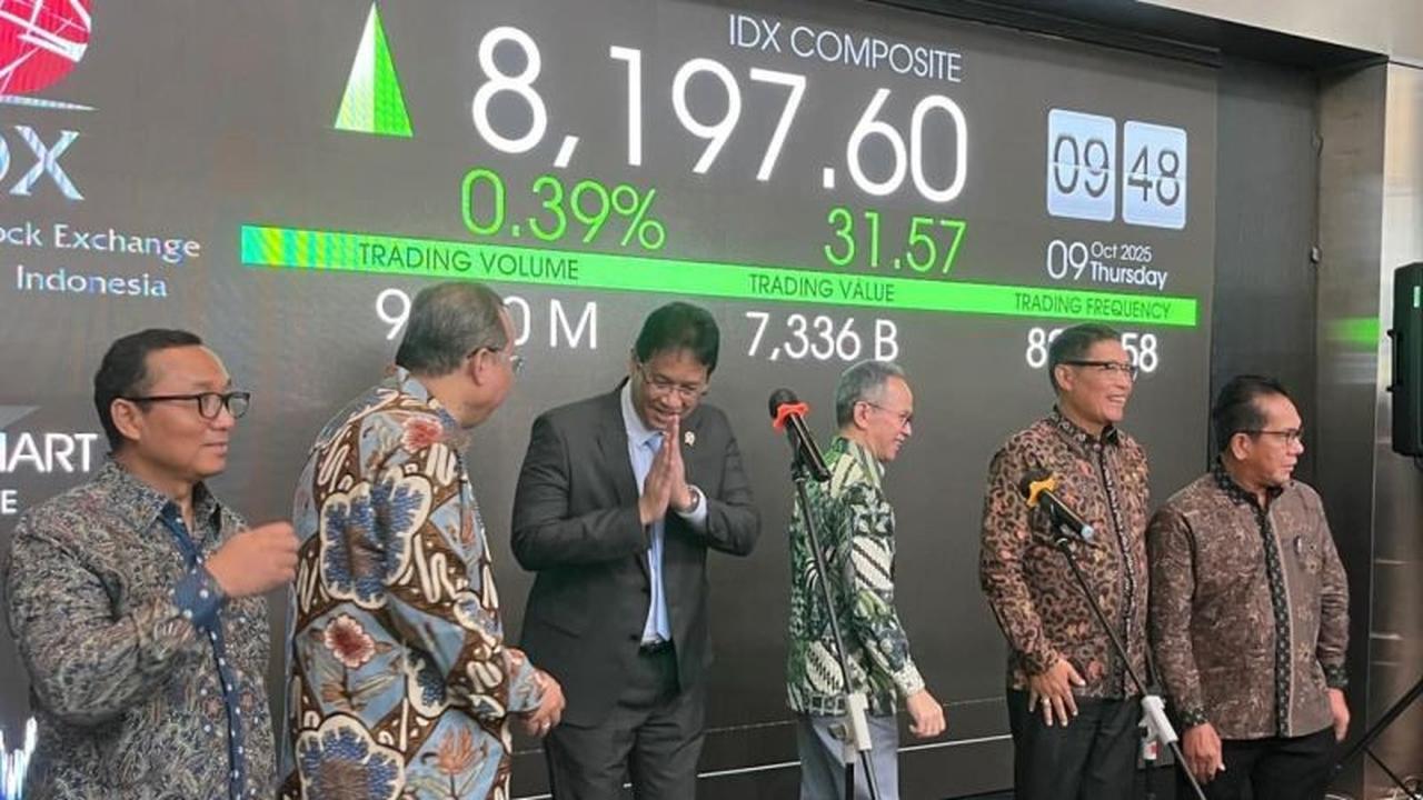 Wow, Kapitalisasi Pasar Modal Indonesia Tembus Rp15.000 Triliun, Rajai ASEAN!