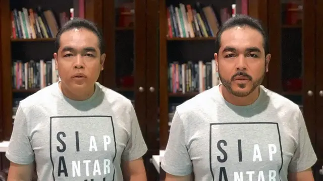 6 Editan Foto Adam Suami Inul Daratista Kembali Berkumis Ini Bikin Ketawa Geli