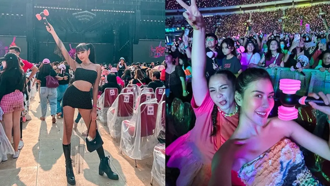 7 Potret Artis Indonesia Nonton Konser Blackpink, Ashanty dan Krisdayanti Ajak Keluarga