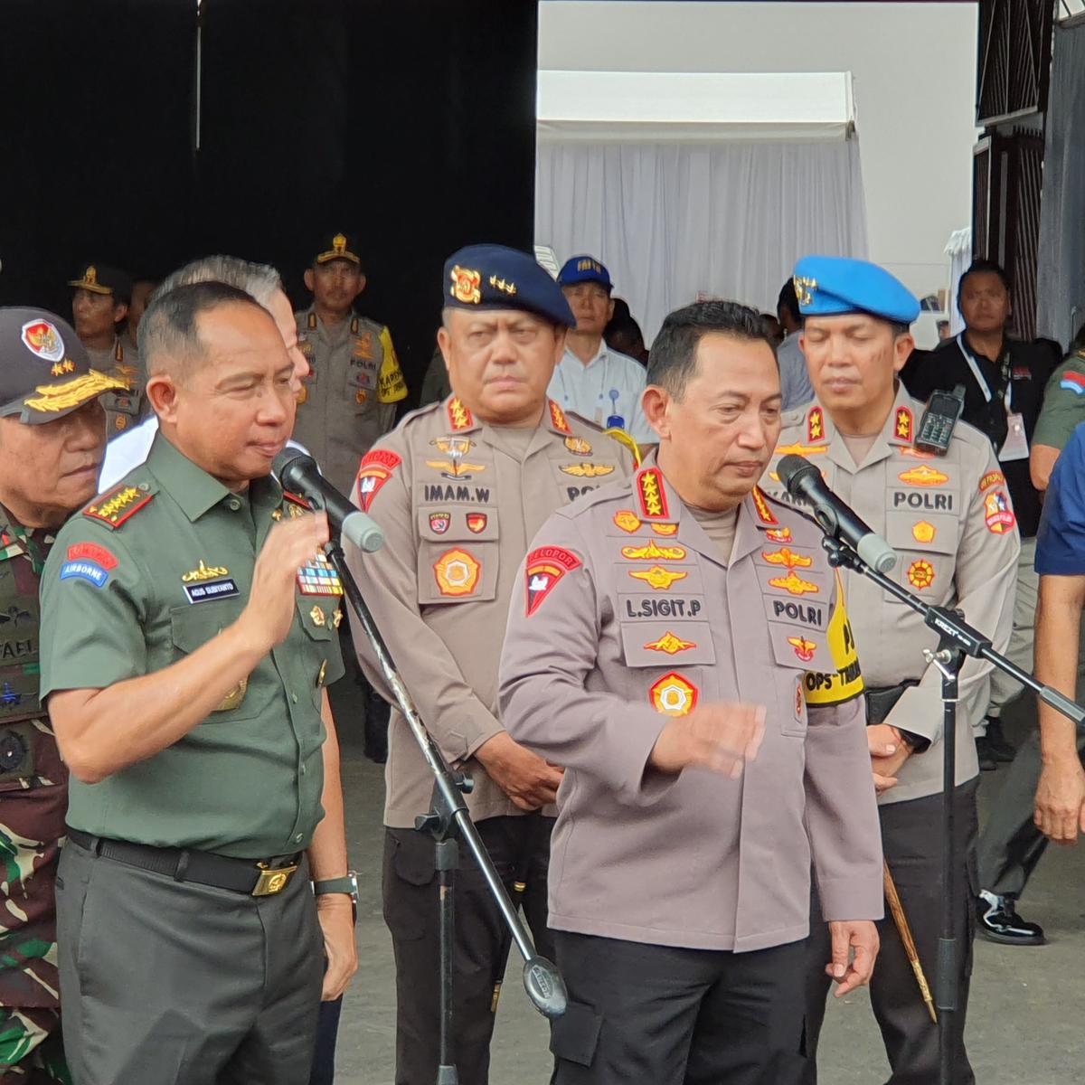 Kapolri dan Panglima TNI Jamin Keamanan Misa Agung Paus Fransiskus