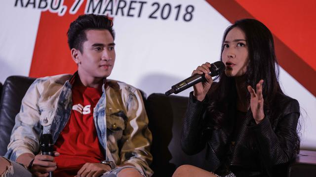 Natasha Wilona dan Verrell Bramasta (Foto: Liputan6.com/ Faizal Fanani)