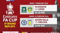 Jadwal Live Streaming Piala FA 2023/2024 Putaran Keempat di Vidio, 7&amp;8 Februari 2024