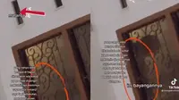 Viral Video Orang Ketahuan Intip Kamar Kos Cewek, Bikin Heboh (sumber: Twitter/ferdiriva)