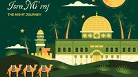 Ilustrasi Isra Mikraj. (Image by Freepik)