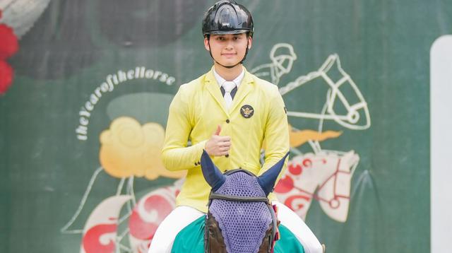 Nusrtdinov Zayan Fatih atau yang akrab disapa Dinov, atlet andalan DNV Equestrian (istimewa)