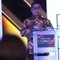 Kepala Staf Kepresidenan (KSP) Moeldoko memberikan sambutan dalam rangkaian Liputan6.com Awards yang digelar Liputan6.com dan Fimela di Jakarta, Rabu (31/7/2024). (Liputan6.com/Angga Yuniar)