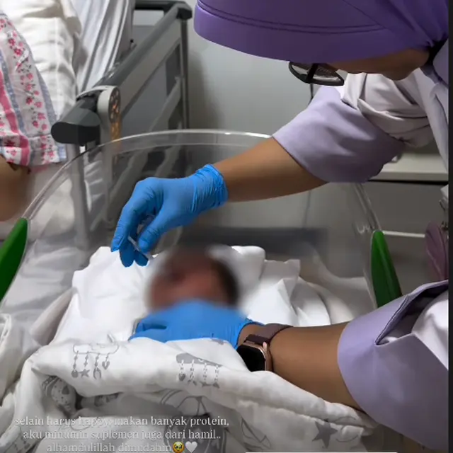 Susan Sameh melahirkan anak pertama (Foto: Instagram @susansameeh)