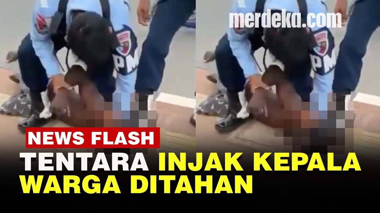 VIDEO: Kasau Tindak Tegas Dua Anggotanya Injak Kepala Warga, Langsung Ditahan
