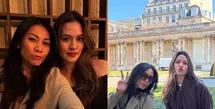 Anggun C Sasmi dan Raisa pancarkan aura diva yang fashionable saat hangout bareng di Paris. Keduanya tampil kontras na [@anggun_cipta]