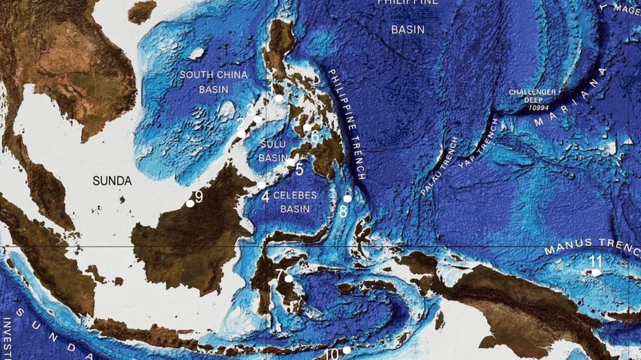 peta indonesia filipina