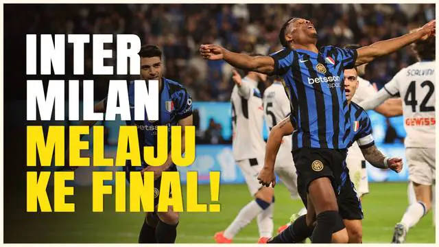 VIDEO: Dua Gol Denzel Dumfries Sukses Bawa Inter Milan Melaju ke Final Piala Super Italia