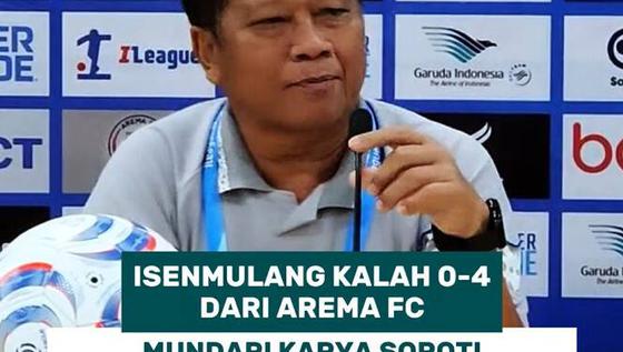 Isenmulang Kalteng FC kalah 0-4 dari Arema FC, Mundari Karya soroti pengurangan poin dan karhutla