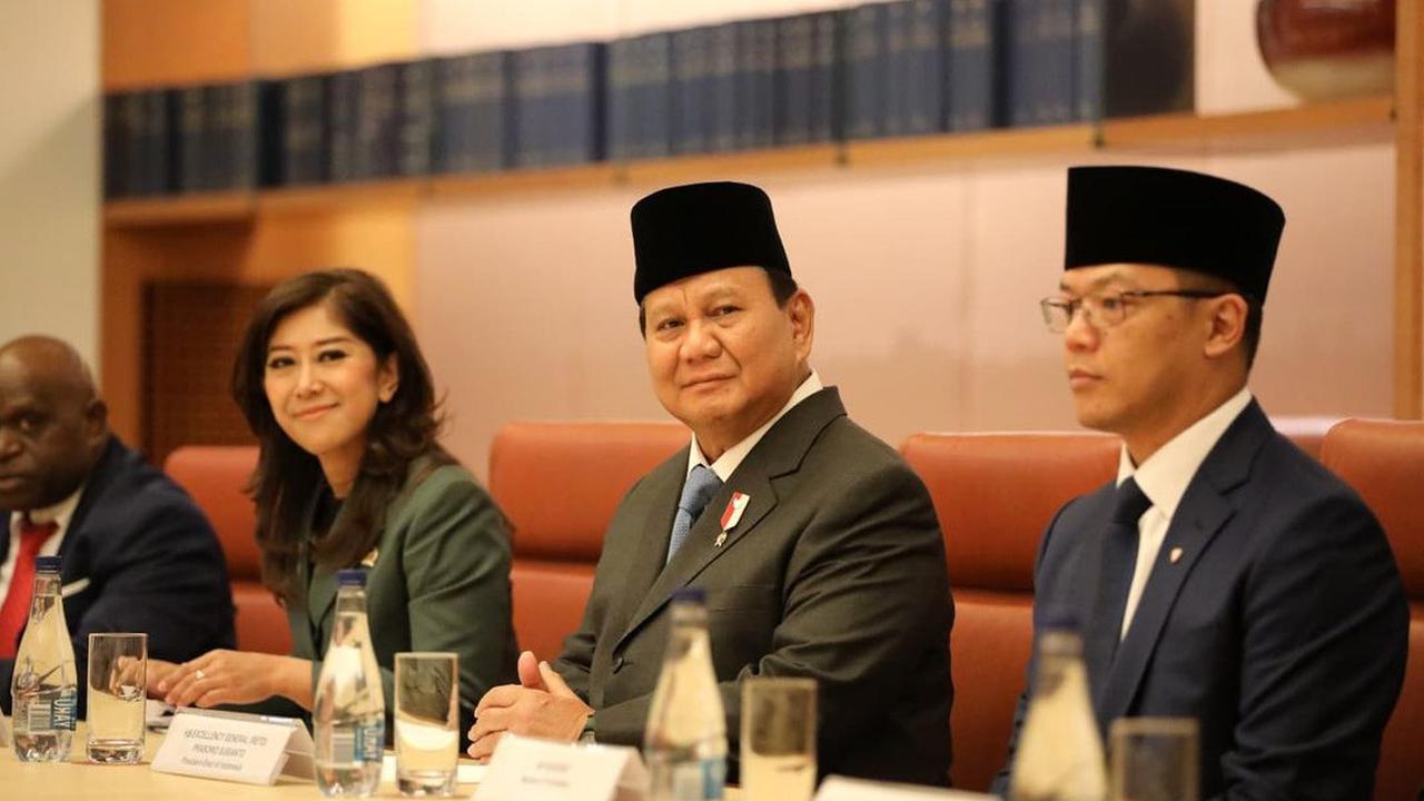 Prabowo Subianto di Australia