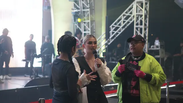 Agnez Mo selaku Co-Founder Eventori saat perayaan ultah di Bengkel Space, SCBD, Jakarta Selatan, baru-baru ini.