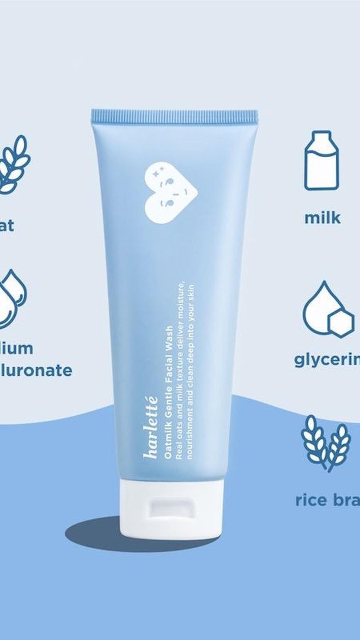 <b>Oatmilk Gentle Facial Wash&nbsp;</b><span style="border-color: rgba(229,231,235,var(--tw-border-opacity)); --tw-border-opacity: 1; --tw-shadow: 0 0 #0000; --tw-ring-inset: var(--tw-empty, ); --tw-ring-offset-width: 0px; --tw-ring-offset-color: #fff; --