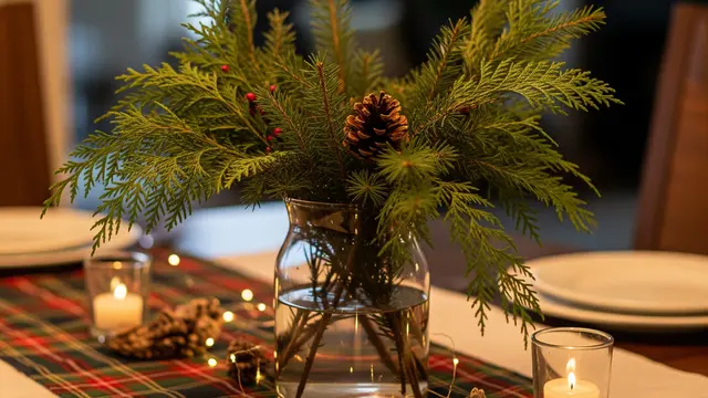 Dekorasi Natal Sederhana (AI)